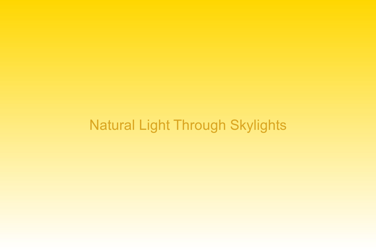 Premium quality sunlit interior space with stunning skylight windows above
